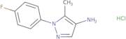 1-(4-Fluorophenyl)-5-methyl-1H-pyrazol-4-amine hydrochloride