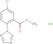 Methyl 5-chloro-2-(1H-1,2,4-triazol-1-yl)benzoate hydrochloride