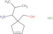 [1-(1-Amino-2-methylpropyl)cyclopent-3-en-1-yl]methanol hydrochloride