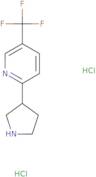2-(Pyrrolidin-3-yl)-5-(trifluoromethyl)pyridine dihydrochloride