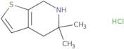 5,5-Dimethyl-4H,5H,6H,7H-thieno[2,3-c]pyridine hydrochloride