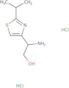 2-Amino-2-[2-(propan-2-yl)-1,3-thiazol-4-yl]ethan-1-ol dihydrochloride