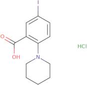 5-Iodo-2-(piperidin-1-yl)benzoic acid hydrochloride