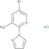 5-Bromo-3-methyl-2-(1H-pyrazol-1-yl)pyridine hydrochloride