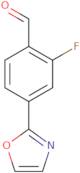 2-Fluoro-4-(1,3-oxazol-2-yl)benzaldehyde