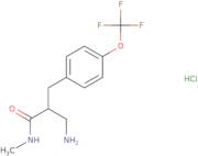 3-Amino-N-methyl-2-{[4-(trifluoromethoxy)phenyl]methyl}propanamide hydrochloride