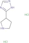 3-(Pyrrolidin-3-yl)-4H-1,2,4-triazole dihydrochloride