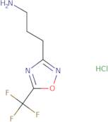 3-[5-(Trifluoromethyl)-1,2,4-oxadiazol-3-yl]propan-1-amine hydrochloride