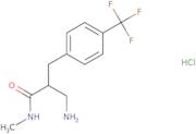 3-Amino-N-methyl-2-{[4-(trifluoromethyl)phenyl]methyl}propanamide hydrochloride