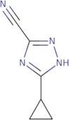 5-Cyclopropyl-4H-1,2,4-triazole-3-carbonitrile