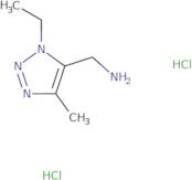 (1-Ethyl-4-methyl-1H-1,2,3-triazol-5-yl)methanamine dihydrochloride