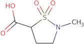 2-Methyl-1,1-dioxo-1,2-thiazolidine-5-carboxylic acid