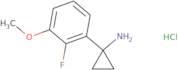 1-(2-Fluoro-3-methoxyphenyl)cyclopropan-1-amine hydrochloride