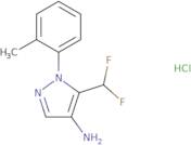 5-(Difluoromethyl)-1-(2-methylphenyl)-1H-pyrazol-4-amine hydrochloride