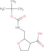 2-({[(tert-Butoxy)carbonyl]amino}methyl)oxolane-3-carboxylic acid