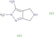 2-Methyl-2H,4H,5H,6H-pyrrolo[3,4-c]pyrazol-3-amine dihydrochloride