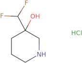 3-(Difluoromethyl)piperidin-3-ol hydrochloride