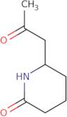 6-(2-Oxopropyl)piperidin-2-one