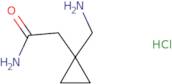 2-[1-(Aminomethyl)cyclopropyl]acetamide hydrochloride