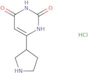 6-(Pyrrolidin-3-yl)-1,2,3,4-tetrahydropyrimidine-2,4-dione hydrochloride