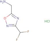 [3-(Difluoromethyl)-1,2,4-oxadiazol-5-yl]methanamine hydrochloride