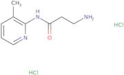 3-Amino-N-(3-methylpyridin-2-yl)propanamide dihydrochloride