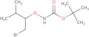 tert-Butyl N-[(1-bromo-3-methylbutan-2-yl)oxy]carbamate