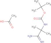 Acetic acid, tert-butyl N-(1-carbamimidoyl-1-methylethyl)carbamate