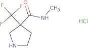 N-Methyl-3-(trifluoromethyl)pyrrolidine-3-carboxamide hydrochloride