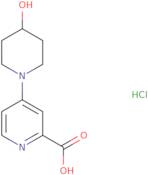 4-(4-Hydroxypiperidin-1-yl)pyridine-2-carboxylic acid hydrochloride