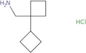 (1-Cyclobutylcyclobutyl)methanamine hydrochloride