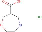 1,4-Oxazepane-6-carboxylic acid hydrochloride
