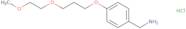 {4-[3-(2-Methoxyethoxy)propoxy]phenyl}methanamine hydrochloride