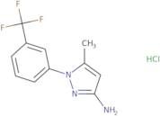 5-Methyl-1-[3-(trifluoromethyl)phenyl]-1H-pyrazol-3-amine hydrochloride