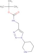 tert-Butyl N-{[1-(piperidin-3-yl)-1H-1,2,3-triazol-4-yl]methyl}carbamate