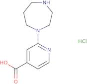 2-(1,4-Diazepan-1-yl)pyridine-4-carboxylic acid hydrochloride