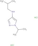 N-(2-Methylpropyl)-1-(propan-2-yl)-1H-pyrazol-4-amine dihydrochloride