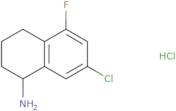 7-Chloro-5-fluoro-1,2,3,4-tetrahydronaphthalen-1-amine hydrochloride