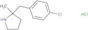 2-[(4-Chlorophenyl)methyl]-2-methylpyrrolidine hydrochloride