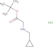 tert-Butyl 2-[(cyclopropylmethyl)amino]acetate hydrochloride