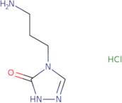 4-(3-Aminopropyl)-4,5-dihydro-1H-1,2,4-triazol-5-one hydrochloride