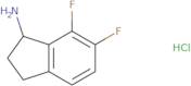 6,7-Difluoro-2,3-dihydro-1H-inden-1-amine hydrochloride