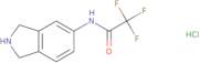 N-(2,3-Dihydro-1H-isoindol-5-yl)-2,2,2-trifluoroacetamide hydrochloride