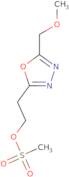 2-[5-(Methoxymethyl)-1,3,4-oxadiazol-2-yl]ethyl methanesulfonate