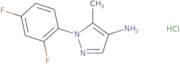 1-(2,4-Difluorophenyl)-5-methyl-1H-pyrazol-4-amine hydrochloride