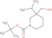 tert-Butyl 3-(hydroxymethyl)-3-(propan-2-yl)piperidine-1-carboxylate