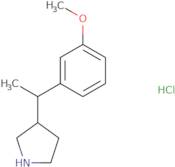 3-[1-(3-Methoxyphenyl)ethyl]pyrrolidine hydrochloride