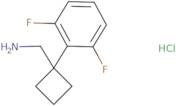 [1-(2,6-Difluorophenyl)cyclobutyl]methanamine hydrochloride