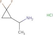 1-(2,2-Difluorocyclopropyl)ethan-1-amine hydrochloride