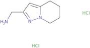 {4H,5H,6H,7H-Pyrazolo[1,5-a]pyridin-2-yl}methanamine dihydrochloride